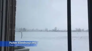 Winter Storm Timelapse in Indiana - February 27, 2020