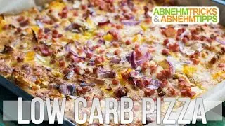 Low Carb Pizza - das Beste und leckeres Low Carb Rezept / Kochvideo