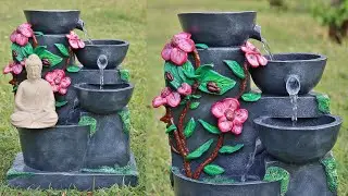 DIY Amazing Beautiful Indoor Tabletop Waterfall Fountain | Best Handmade Indoor Water Fountains