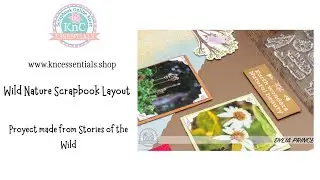 Wild Nature Scrapbook Layout