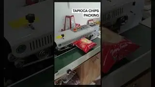 Low cost Tapioca, Banana, Potato chips packing with air / Nitrogen flushing continuous band sealer