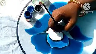 #roseflowerpainting #azmatpaintingdesignaz #tutorialpainting simple rose flower painting