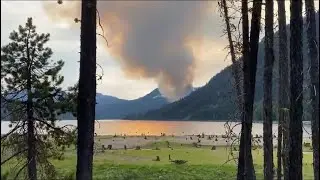 Our Campground CAUGHT ON FIRE #Vanife