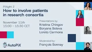 PiXight 2: How to involve patients in research consortia