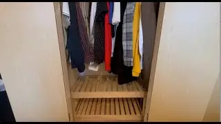 Making a Wooden Slatted Wardrobe Shelving Unit