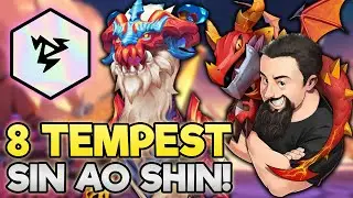 8 Tempest - Assassin Ao Shin Electric Dragon!! | TFT Dragonlands | Teamfight Tactics