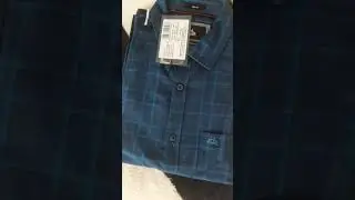 #ajio British club Checked slim fit shirt with patch packet 👏👌