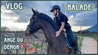 VLOG - ma petite soeur monte ma jument de 3 ans !