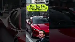 Elon Musk Sets January 2026 Reveal for Tesla Roadster #shorts
