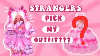Asking STRANGERS to pick my outfit in ROYALE HIGH!!