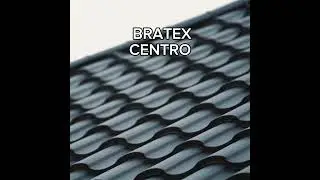 Модульная металлочерепица Bratex Centro 9005 #bratex #bratexcentro #mobilroof