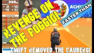 ZWIFT removed THE CAUBERG XP FARM!