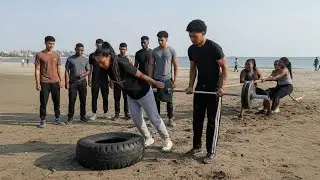 Beach Battleground | Too much Fun #beachworkout #foryoupage #youtube 