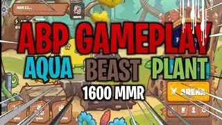 ABP GAMEPLAY | AQUA BEAST PLANT | 1600 MMR | AXIE INFINITY