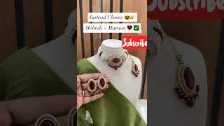 mehndi color outfit matching jewellery #trendingshorts #shorts #jwellery #viral #shadabcreationblog