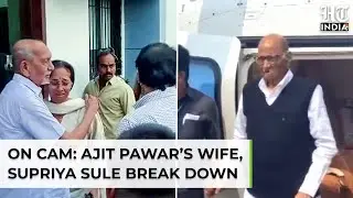Ajit Pawar’s Wife, Supriya Sule Break Down; Sharad Pawar Reaches Hospital; Supporters Pay Tribute
