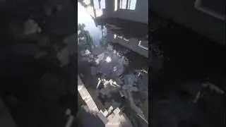 Половина здания обрушилась, пока оно ещё находилось внутри, снос, многопользовательская игра #игр...
