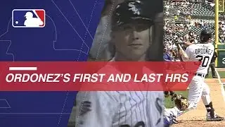 A look at Magglio's first and last MLB home runs