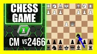 Center Game: Normal Variation, Amazing Chess Game, Watch and Learn