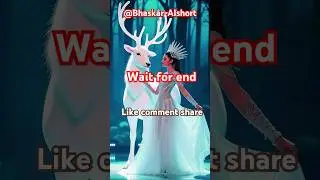 AI women ki masti with white deer 😍#shorts #short #shortvideo #ytshorts #magical