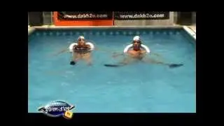 Abdominales en el agua con flota flota  - Hidrofit - Prof. Fernando Villaverde