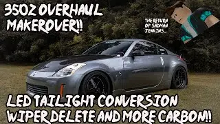 LED Tailight Upgrade Rear Wiper Delete And More Carbon For Mark's 350Z