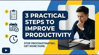 3 practical tips to improve your productivity ( Tips from actually successful people )