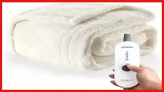Stay Cozy All Winter with the Sunbeam Royal Sherpa Heated Throw