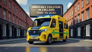 Ambulance Evolution in England: Transformation from 1950 to 2030.