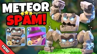 TH18 Meteor Golem Spam is GAME BREAKING in Legend League! | Clash of Clans 
