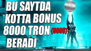 INTERNETDA OSON VA TEZ OYIGA 100 YEVRO ISHLASH. TRON KRIPTOVALYUTASINI MAYNING QILISH