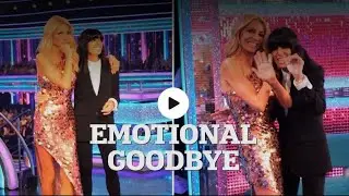 Tess Daly breaks down in tears and hugs Claudia during last Strictly