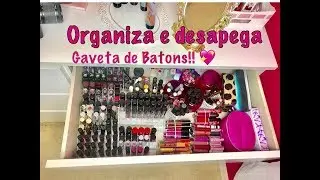 Organiza e Desapega da Sandra! Batons!!