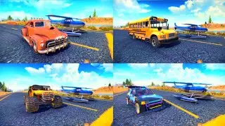 PLANE VS CAR! CRAZY DRAG RACE COMPILATION | NEW OFF THE ROAD 1.7.1 OPEN WORLD DRIVING GAME