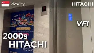 Hitachi Traction Elevator at VivoCity Shopping Mall, Singapore