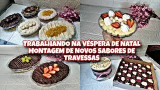 ROTINA DE VENDAS NA VÉSPERA DE NATAL/ ENCOMENDAS/ 4 NOVOS SABORES DE TRAVESSAS 🩷