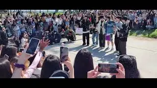 TRAINEE A PERFORMING BUSKING AT VENICE BEACH CALI
