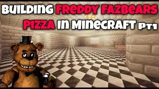 Building The Fnaf 1 Location In Minecraft Pt1