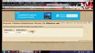 Calculador de distancia.. Guerras Tribales