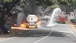 ടാങ്കർ ലോറിക്ക് തീ പിടിച്ചപ്പോൾ😱😱😱 ഫുൾ വീഡിയോ |മൊറയൂരിൽ സംഭവിച്ചത്