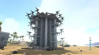 BEST AUTO TURRET TOWER DESIGN! ark survival evolved