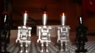 Building Lego Star wars set: 8015 Assassin Droids Battle Pack (stopmotion)