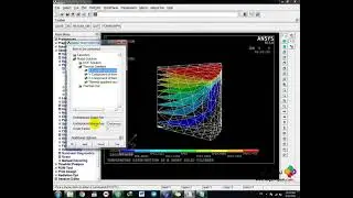 Temperature Distribution in a Short Solid Cylinder - ANSYS
