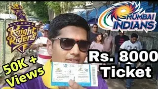 Vlog #1 Wankhede Stadium Vlog Mumbai | Rs.8000 Ticket | IPL 2018 #KKRvsMI Match 37 | Desi Mix TV