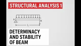 Structural analysis 1|| Determinacy and stability of beams