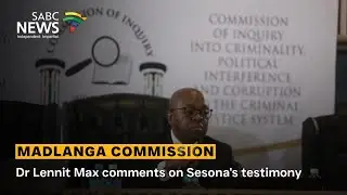 Madlanga Commission | Dr Lennit Max comments on Sesona's testimony