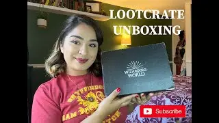 WIZARDING WORLD LOOTCRATE AUGUST UNBOXING!