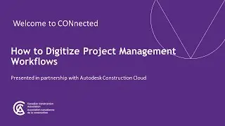 Connected Construction Webinar &ndash; How to digitize project management workflows