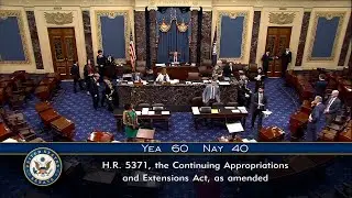 Senate approves bill to end government shutdown, sending it to the House