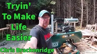 Woodland Mills Sawmill - Building An Easy Jig For Troublesome Logs